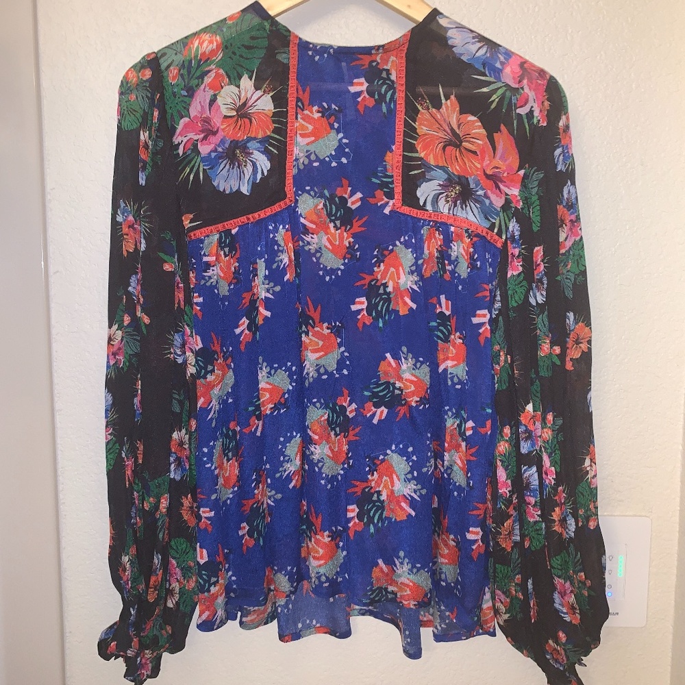 Anthropologie Bl-nk Mirandą Peasant Blouse